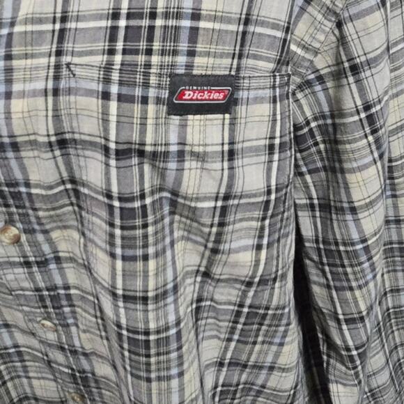 Dickies Casual Workwear Plaid Button-Up Men's Shirt Size‎ XL - Picture 4 of 6